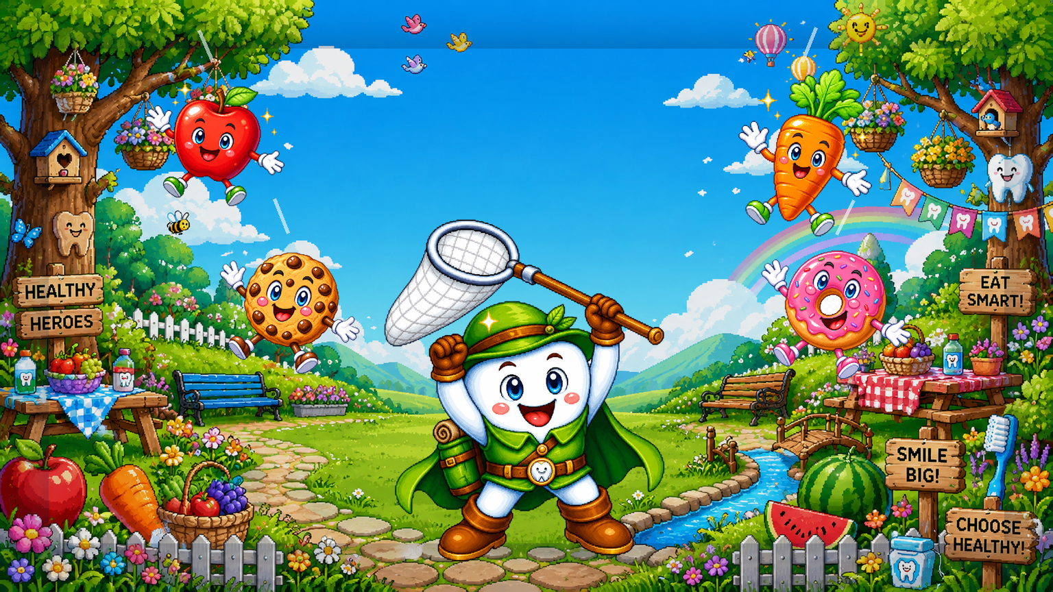 Candy Catch environment art