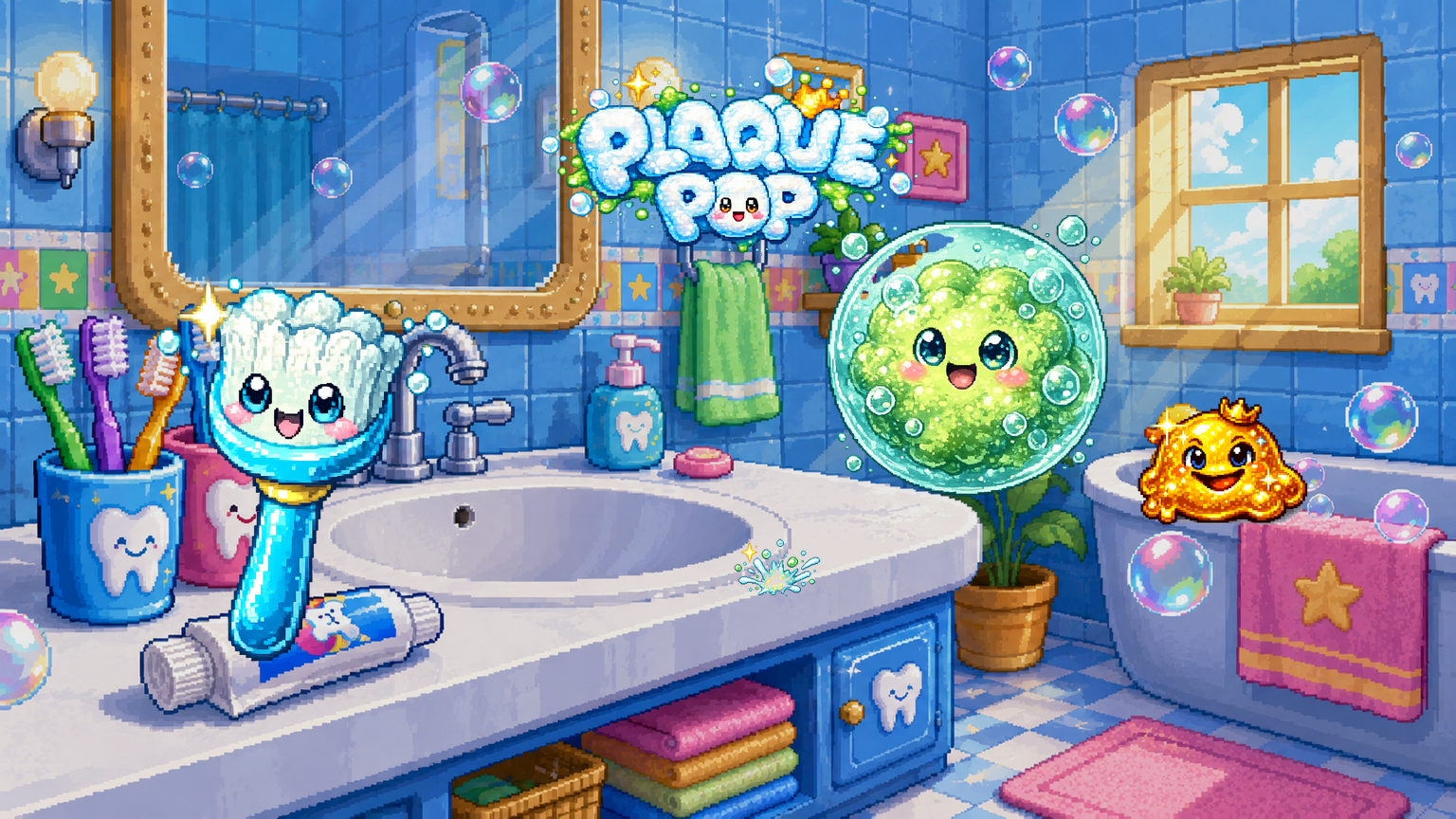 Plaque Pop environment art